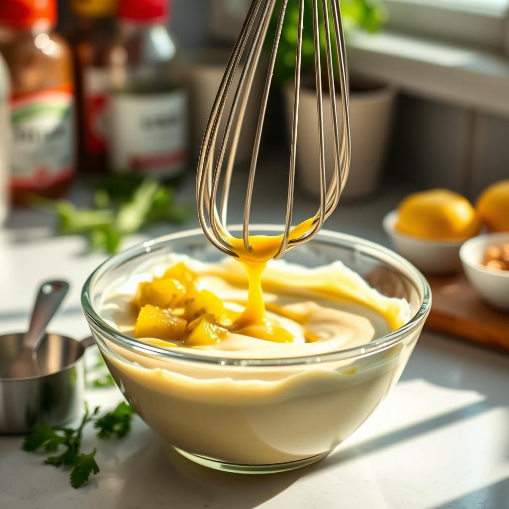 Mixing the Keto Sauce