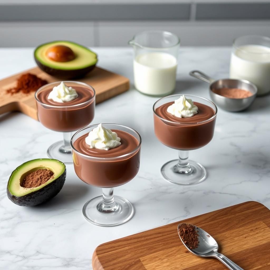 No-Bake Keto Chocolate Avocado Mousse