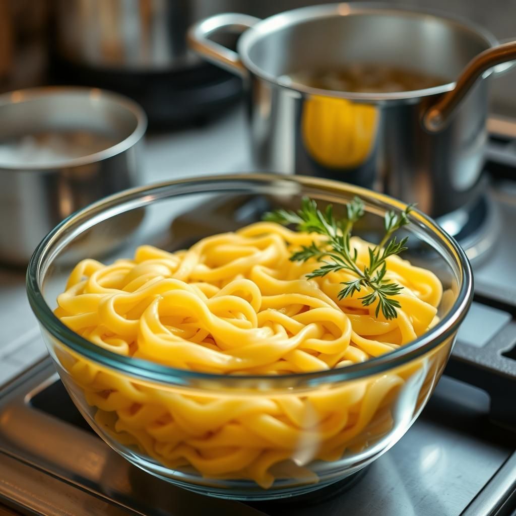 Noodles Ready for Cooking