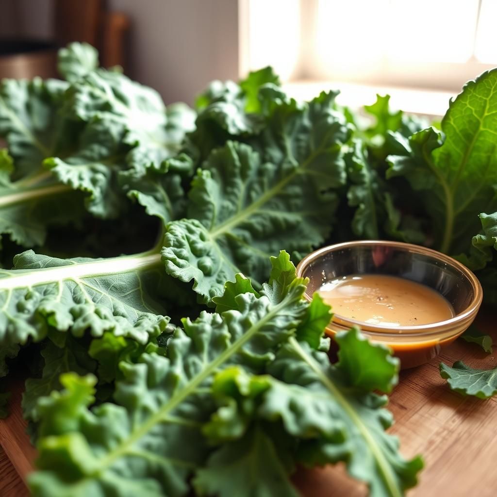 Nutrient-Dense Kale Close-Up