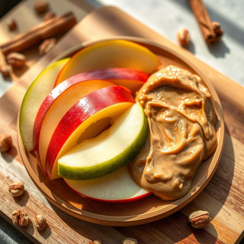 Apple Slices with Peanut Butter
