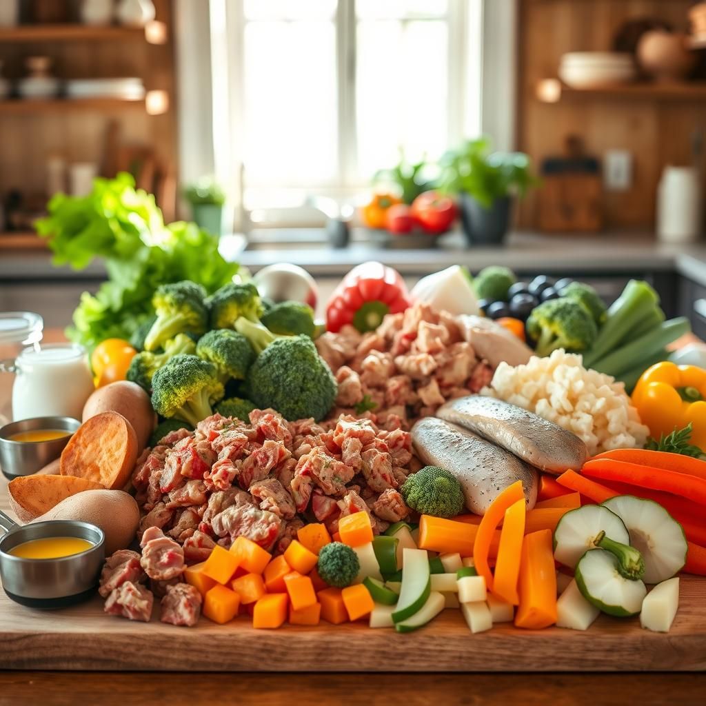 Paleo Casserole Ingredients Layout