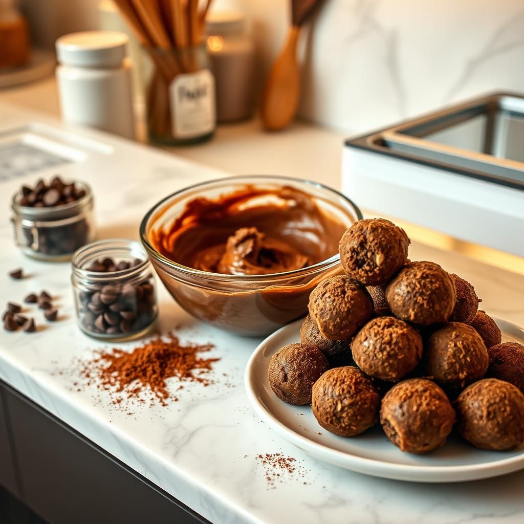 Peanut Butter Cocoa Energy Balls