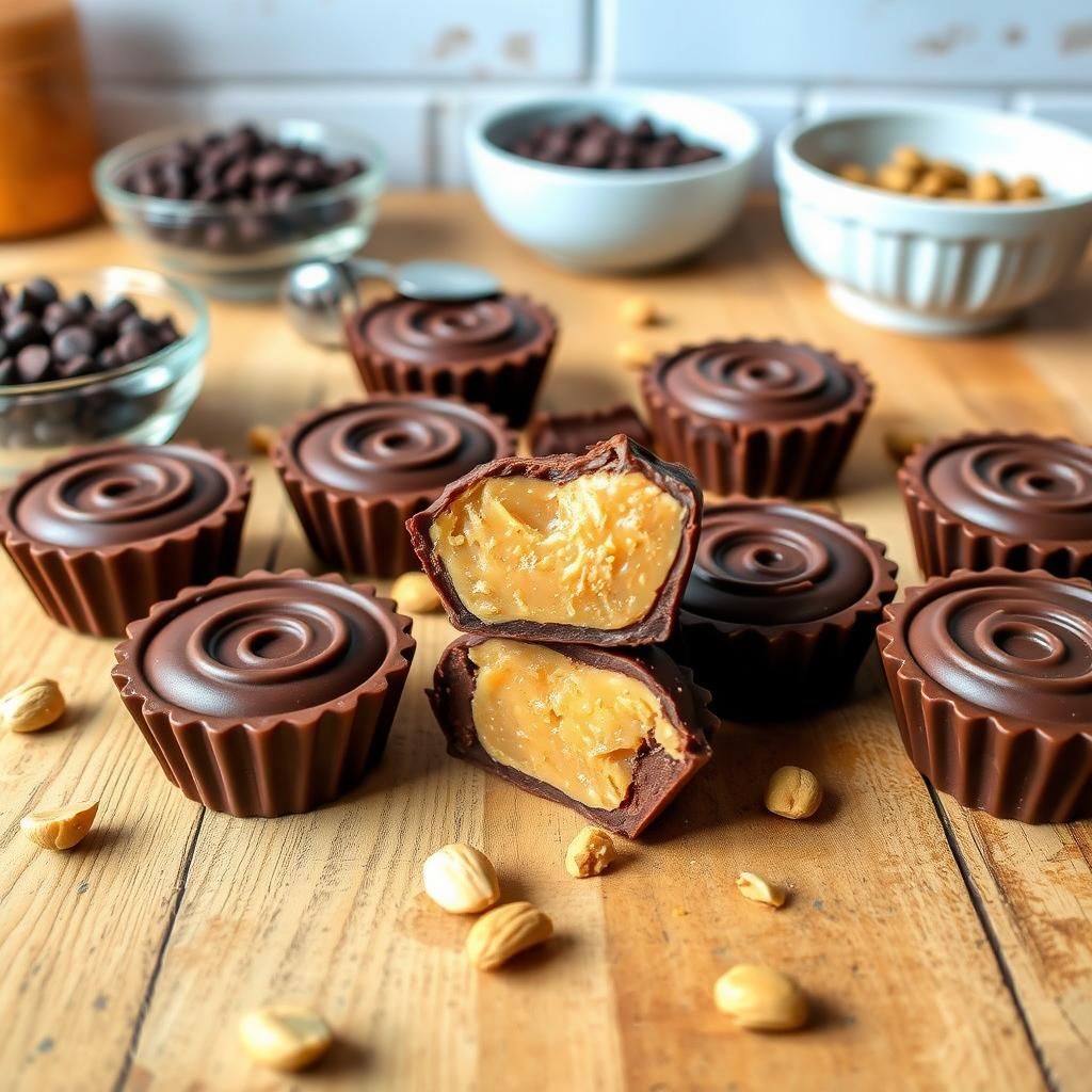 Peanut Butter Cup Style Fat Bombs