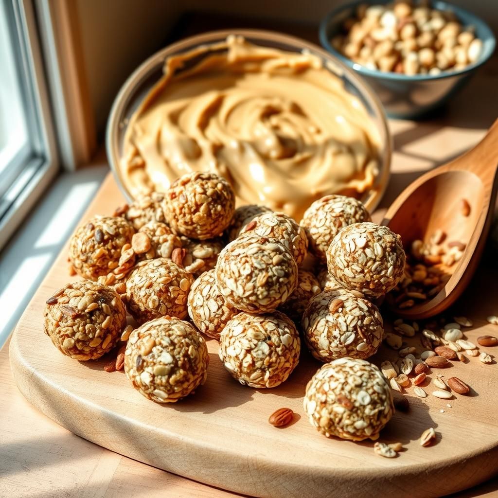 Peanut Butter Nut & Seed Mix Energy Balls