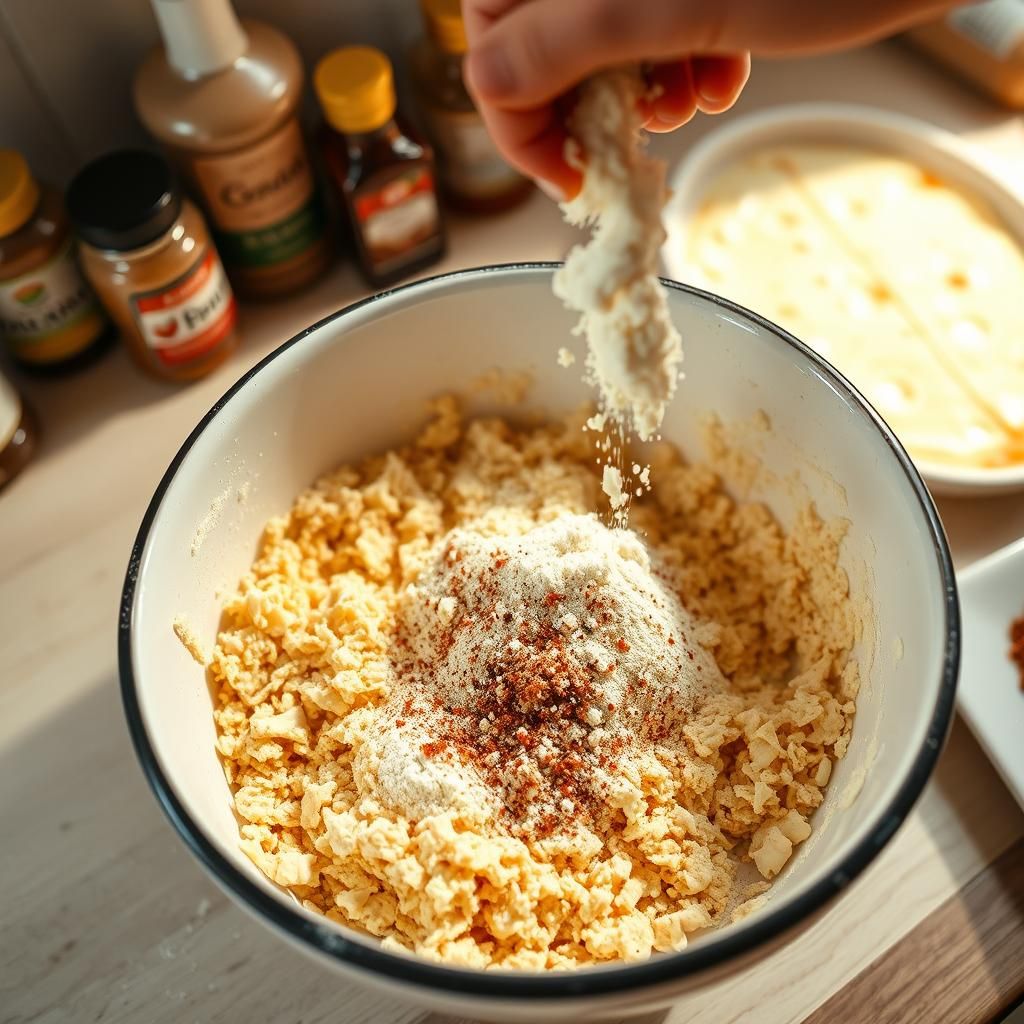Pork Rind Pizza Rolls Preparation