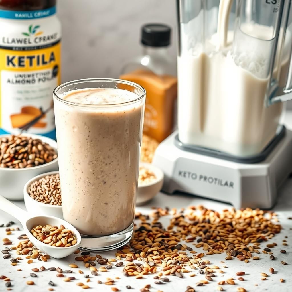 Power Seed Protein Smoothie Assembly steps
