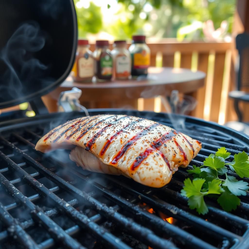 Preparation of Grilled Chicken