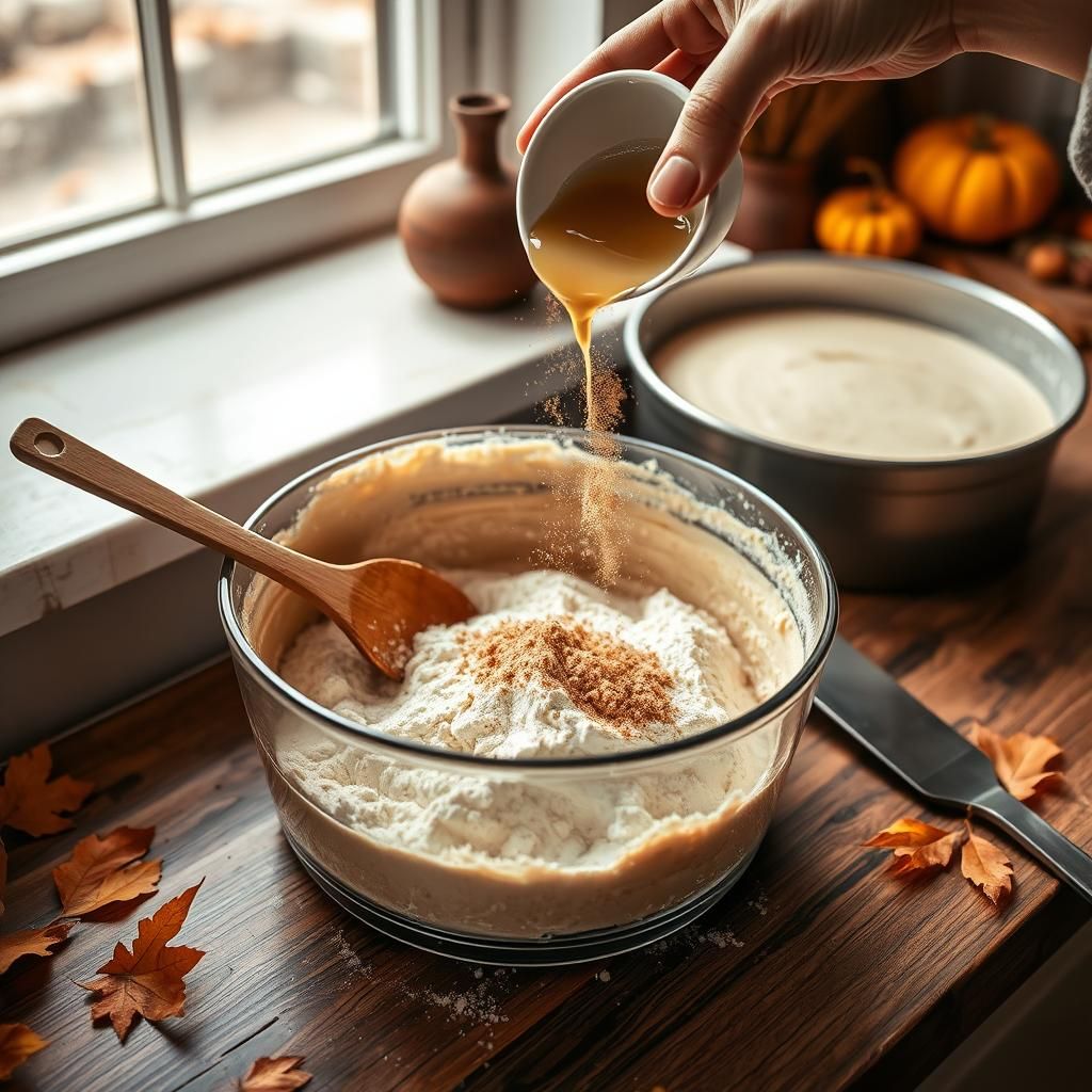 Preparation of the Cheesecake Crust - Ingredients preparation photo