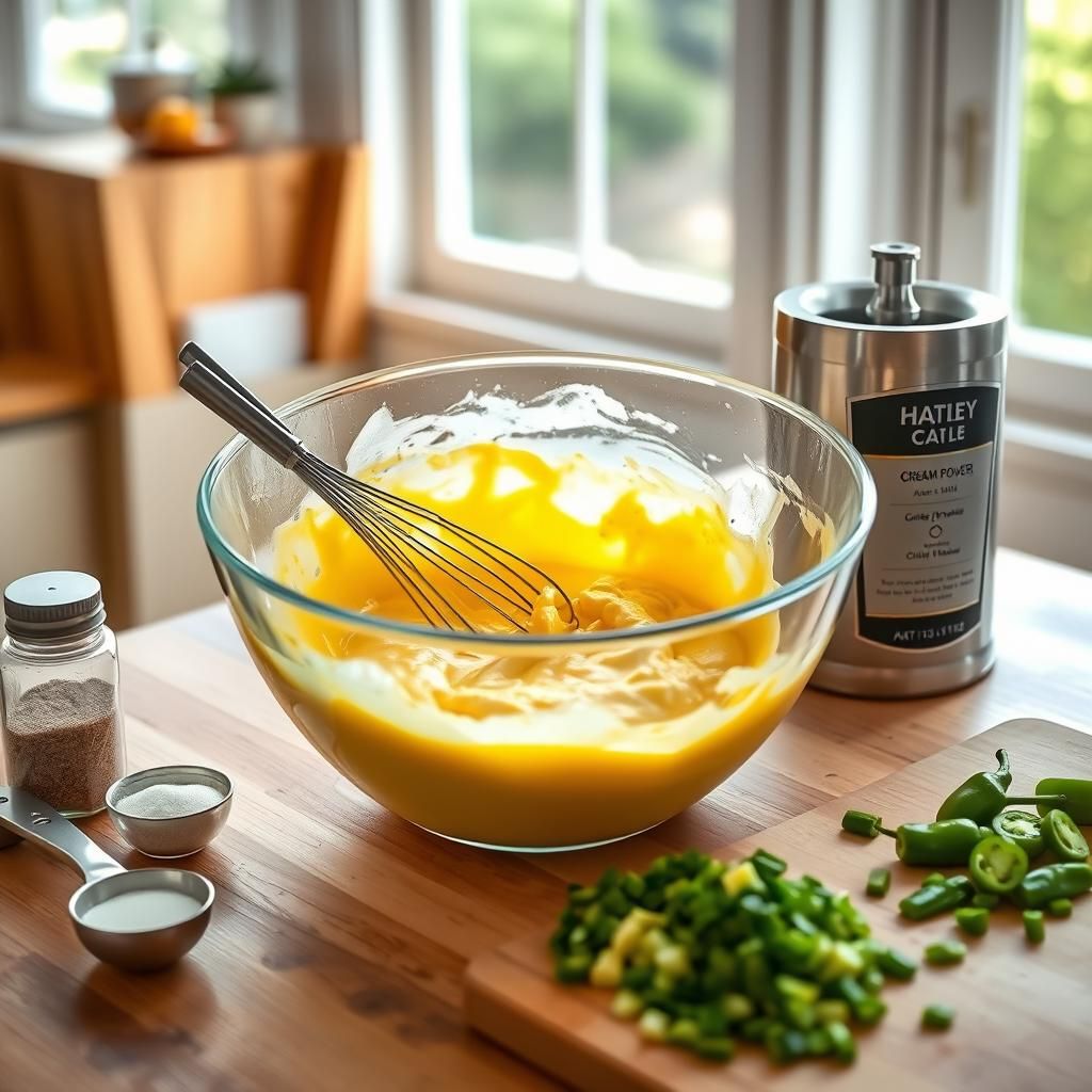 Preparing the Egg Mixture