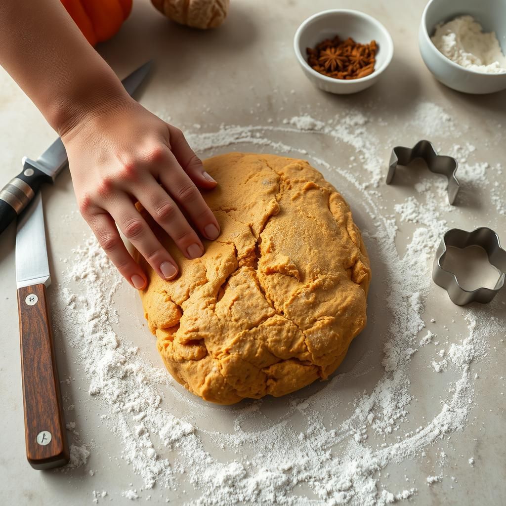 Shaping and Cutting the Scone Dough