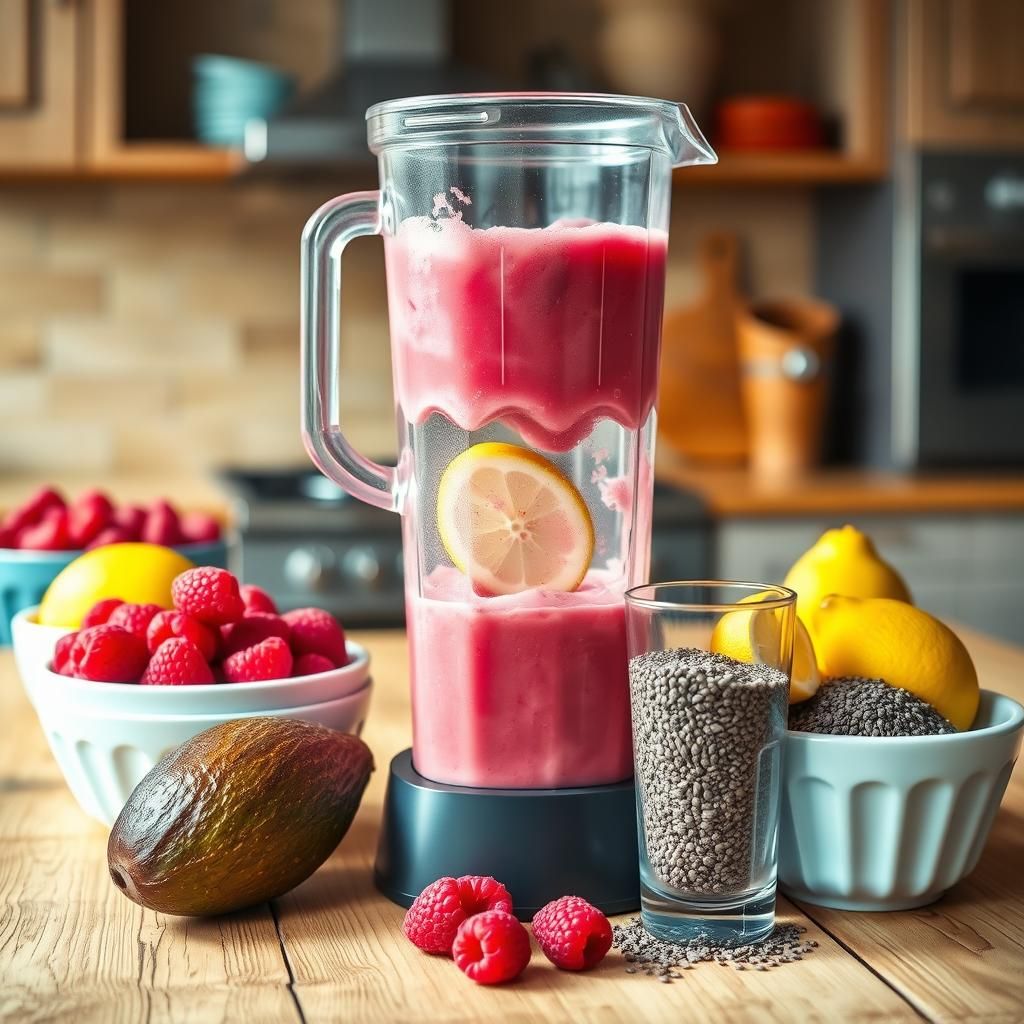 Raspberry Lemonade Refresh Preparation steps