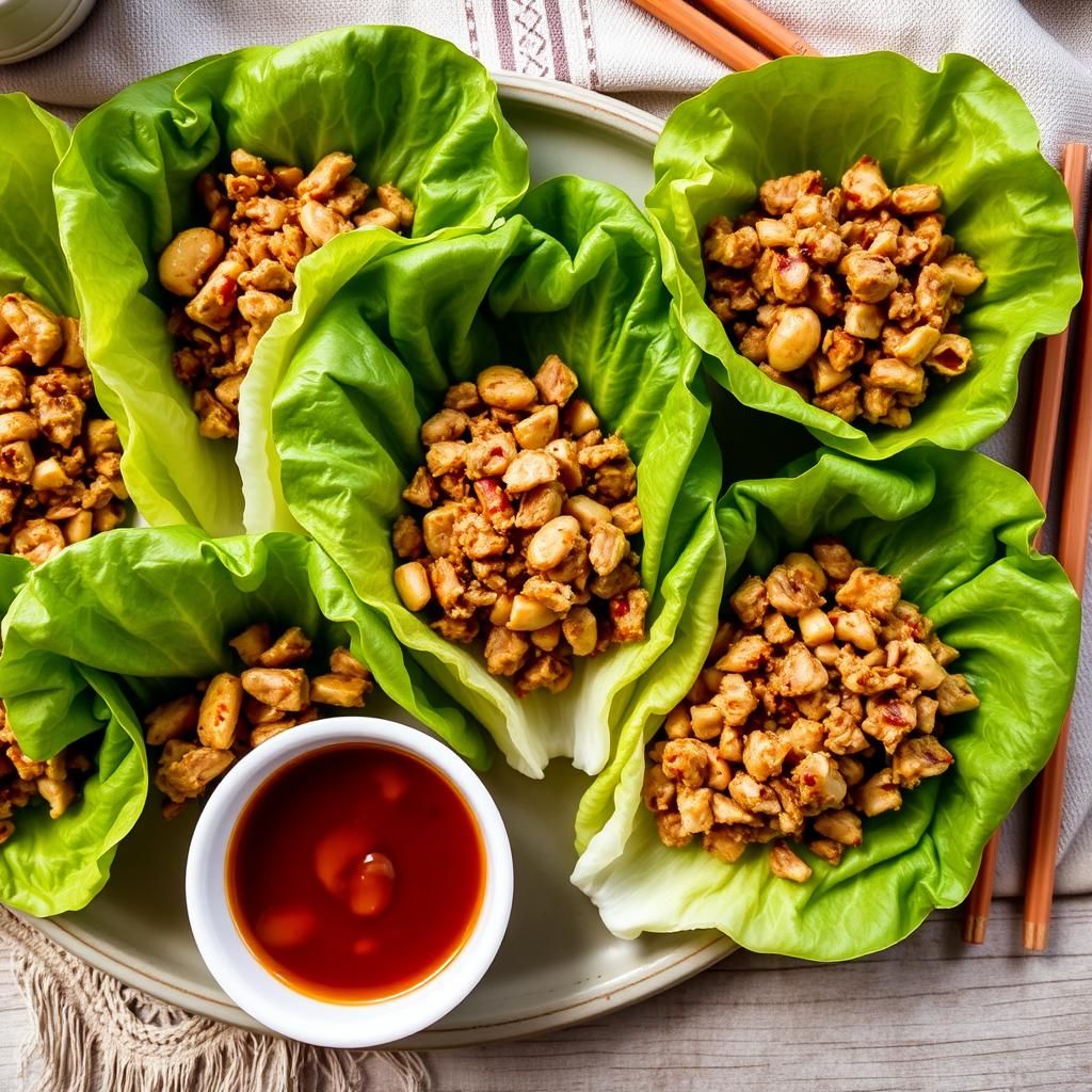 Refreshing Lettuce Wraps Final Dish