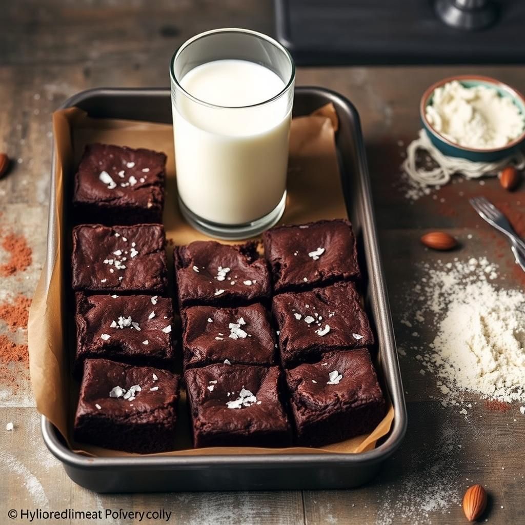 Rich Keto Brownies Ready to Serve