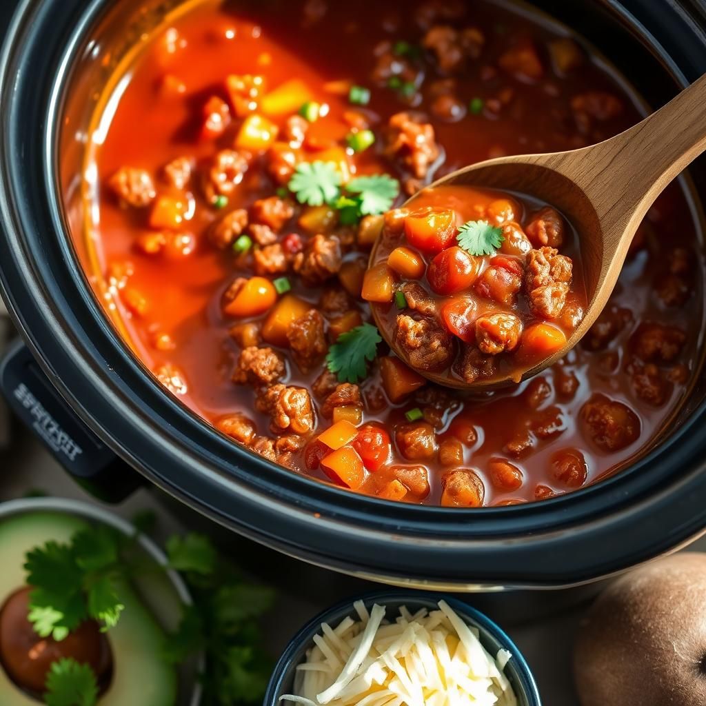 Keto Crockpot Chili