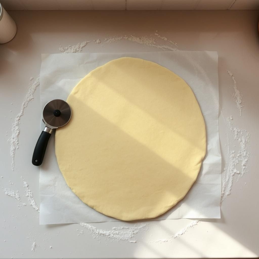 Rolling Out Keto Cracker Dough