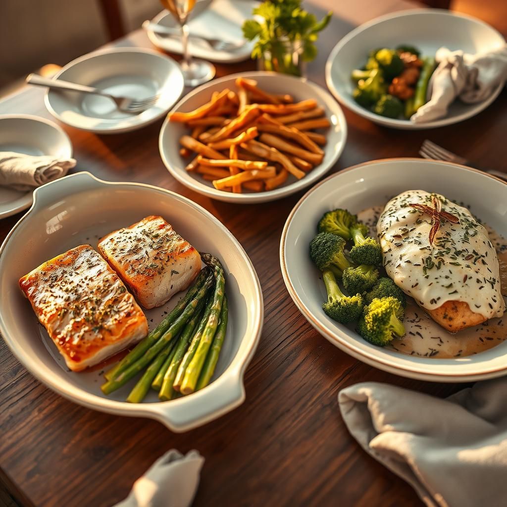 Satisfying Keto Dinner Spread