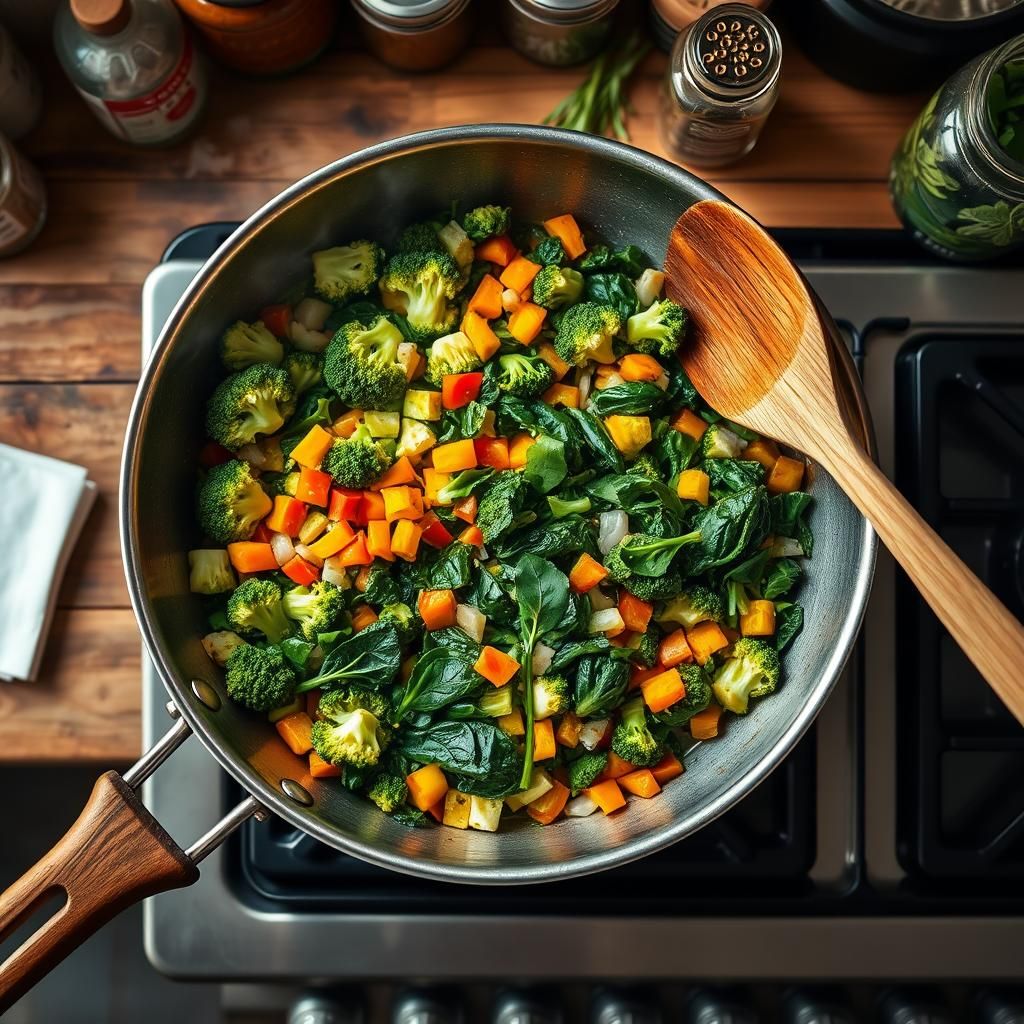 Sautéing Vegetables
