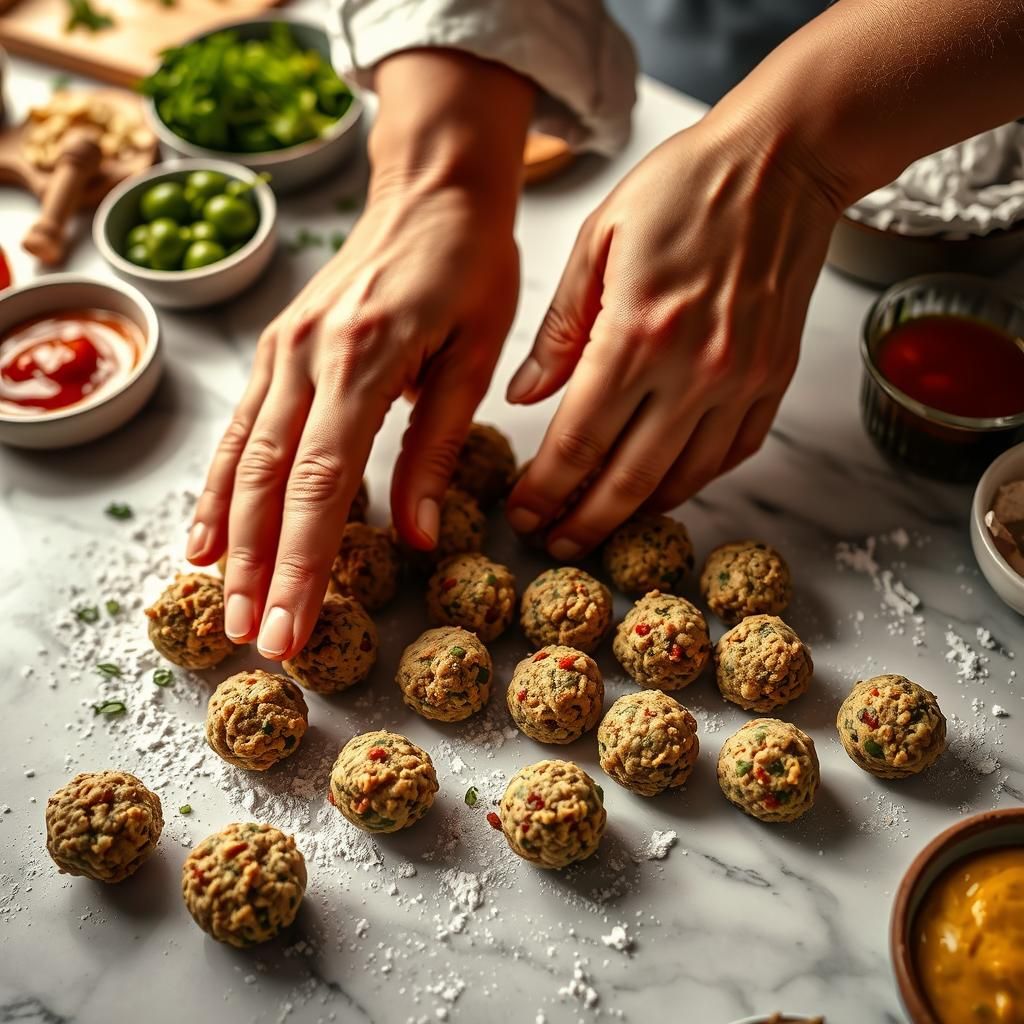 Shaping the Falafel