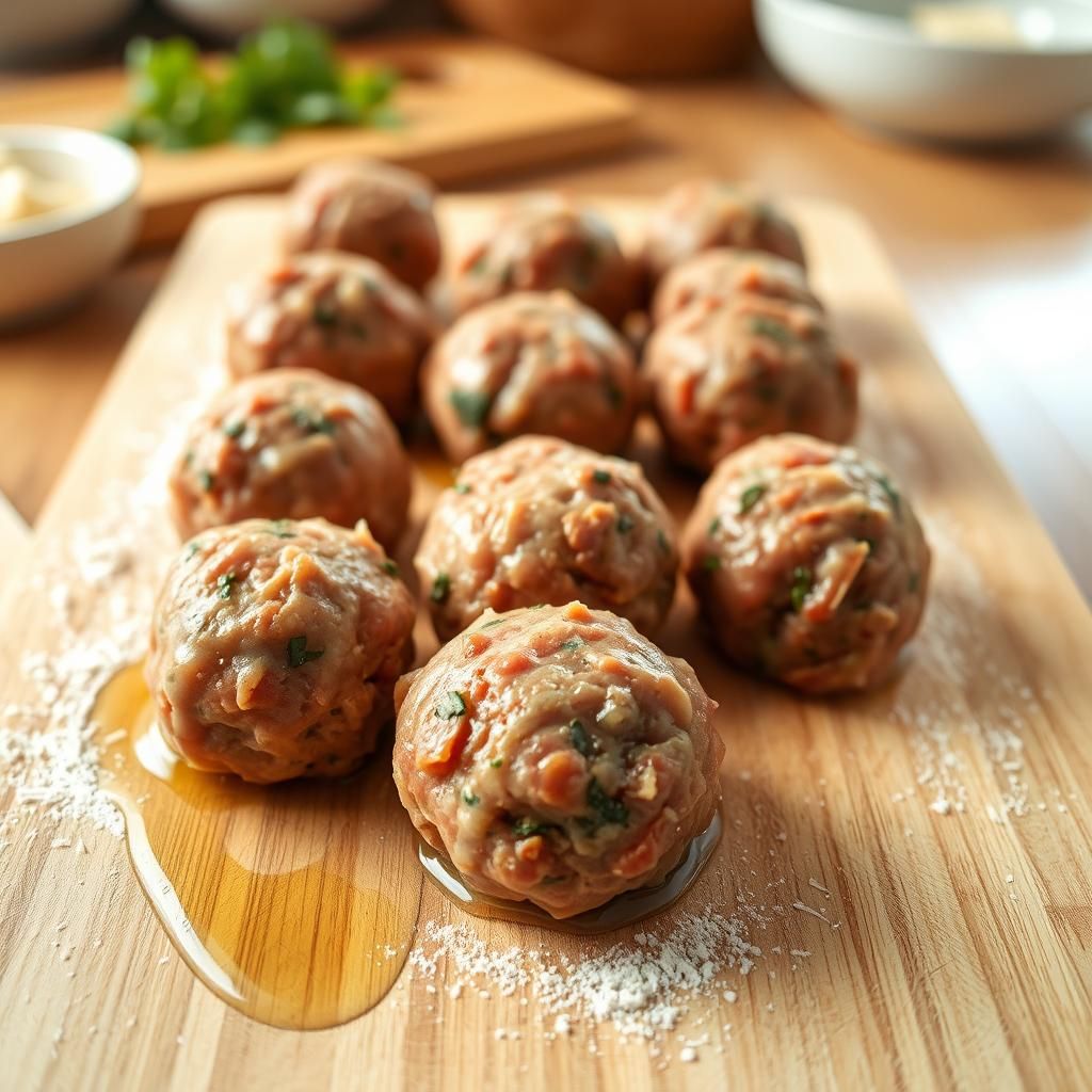 Shaping the Meatballs