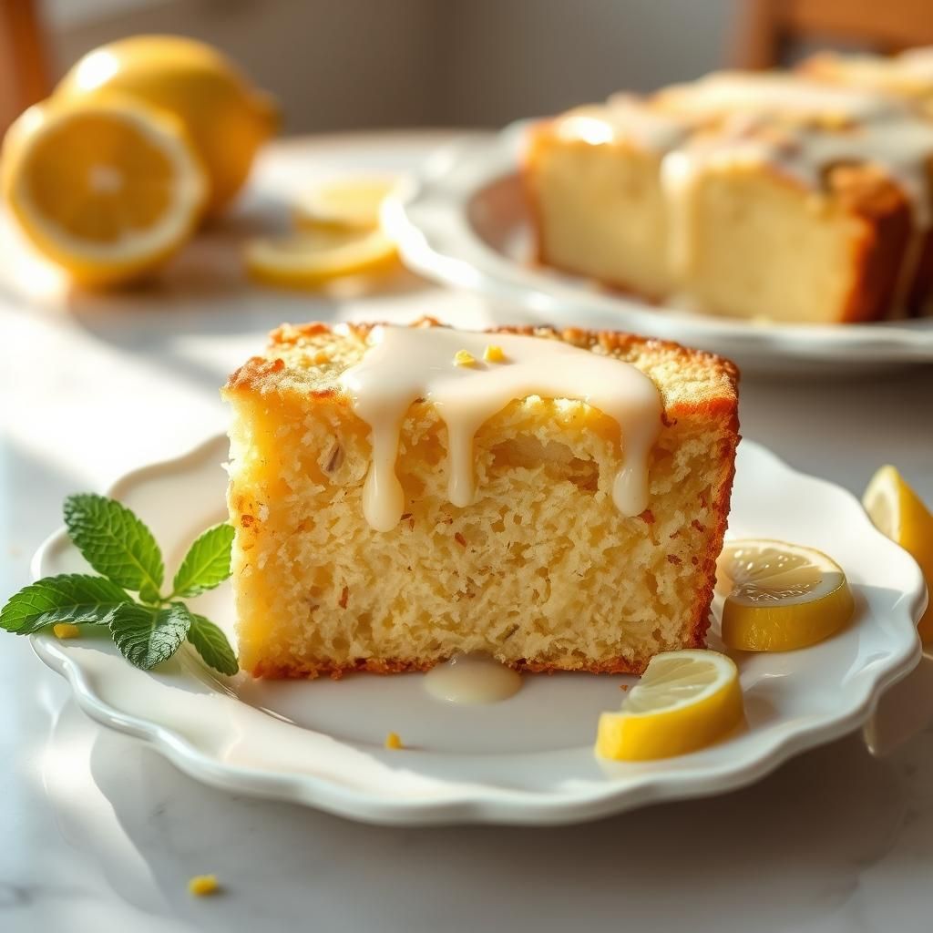 Slice of Keto Lemon Bread