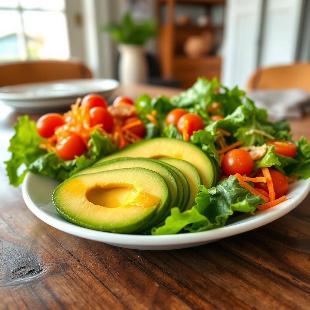 Sides with Avocado and Salad