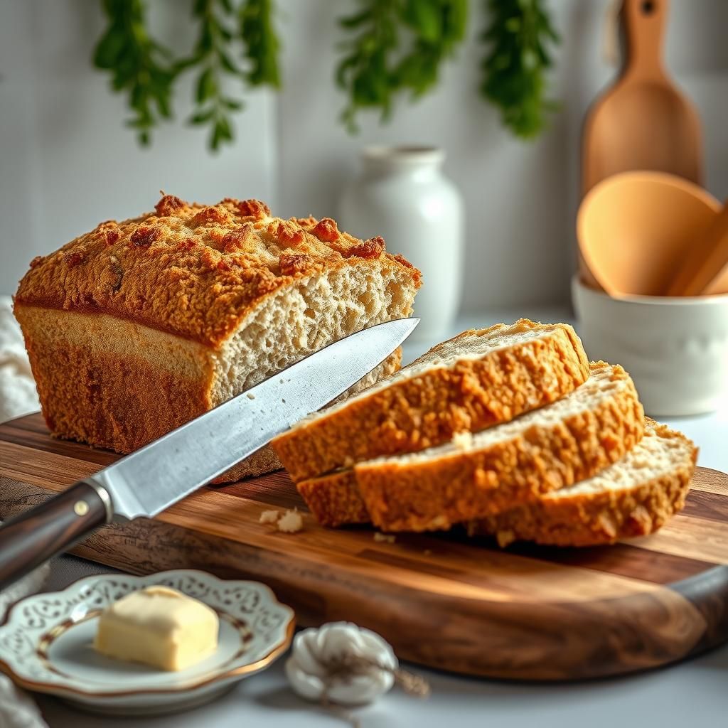 Slicing Coconut Flour Bread