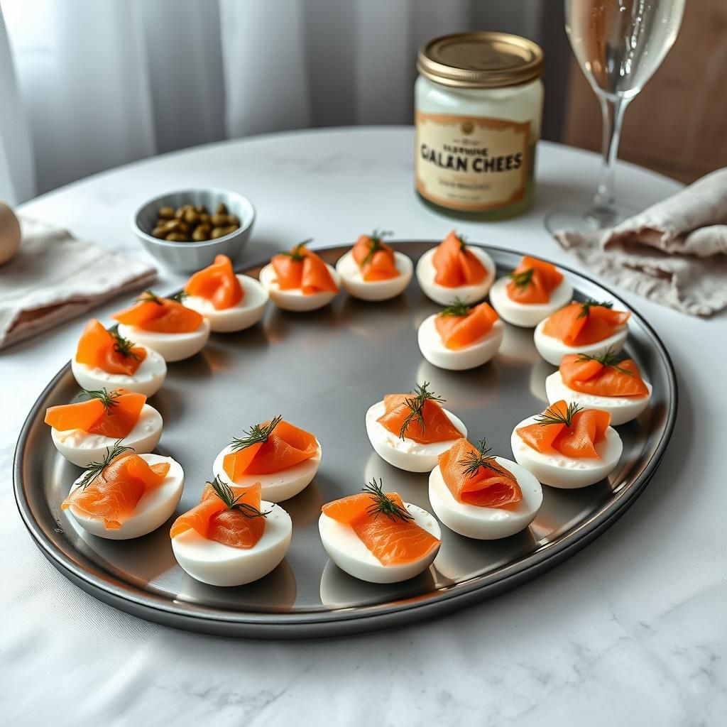 Smoked Salmon & Cream Cheese Egg Bites - Final dish photo