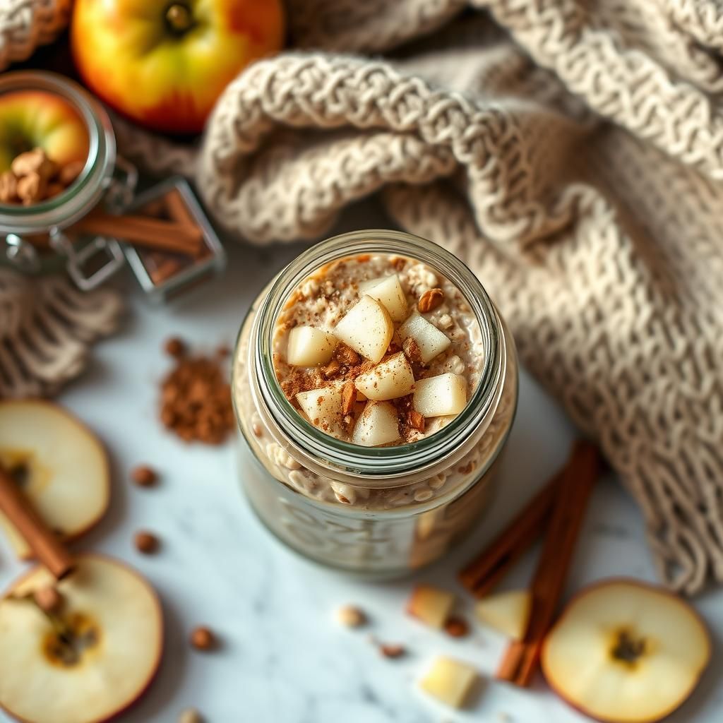 Spiced Apple Comfort - Apple Cinnamon Spice Overnight Oats