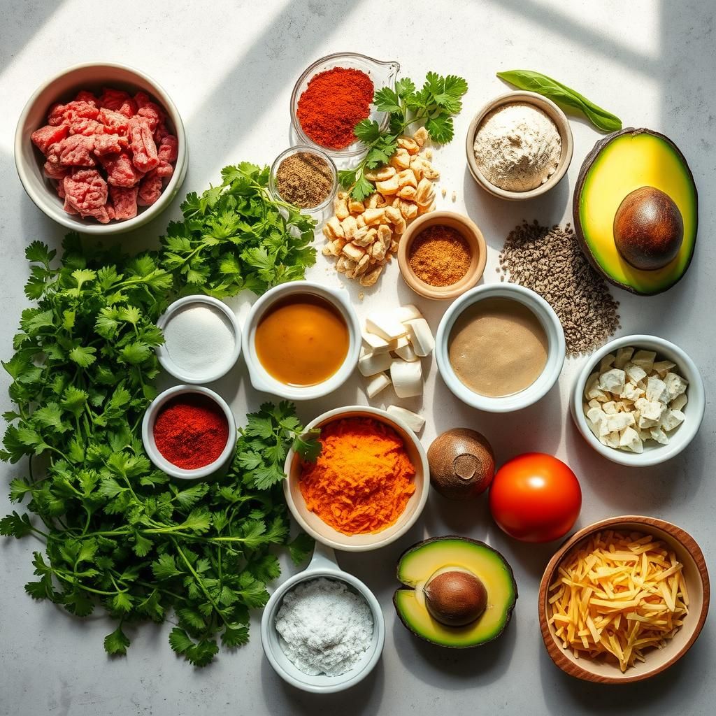 keto taco salad ingredients