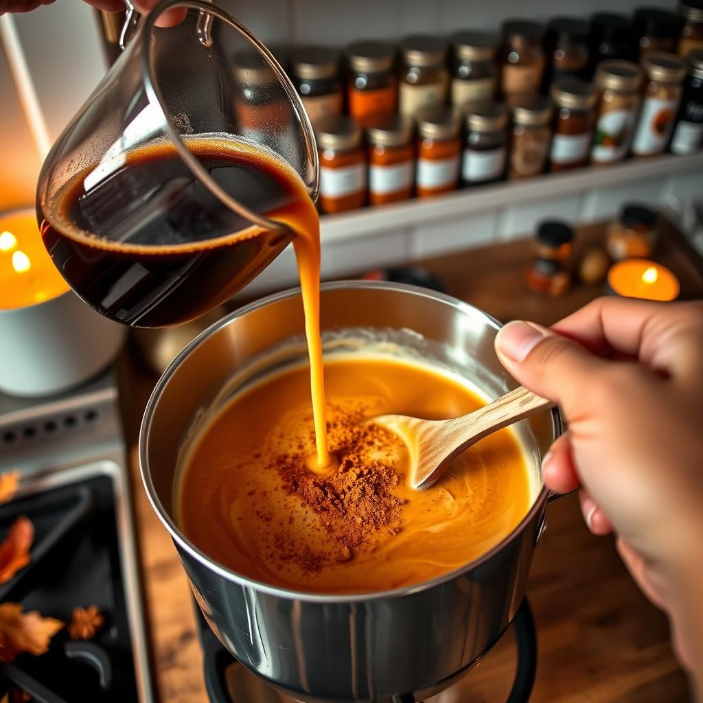 Step-by-Step Latte Preparation