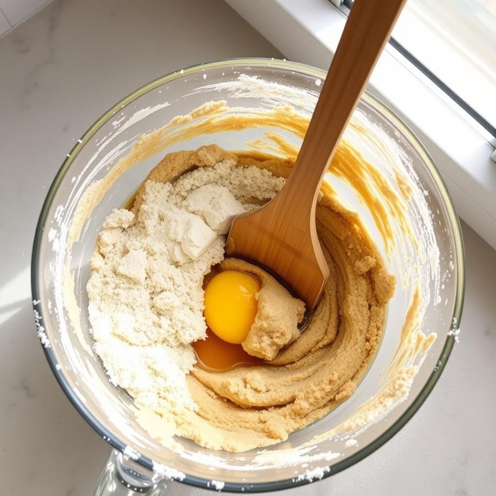 Mixing Keto Cookie Dough