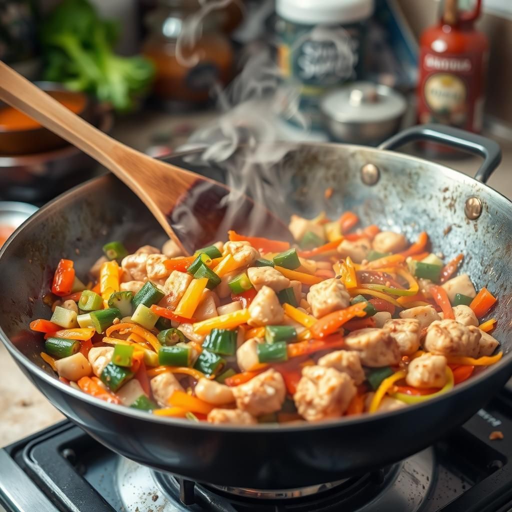 Stir Fry in Progress
