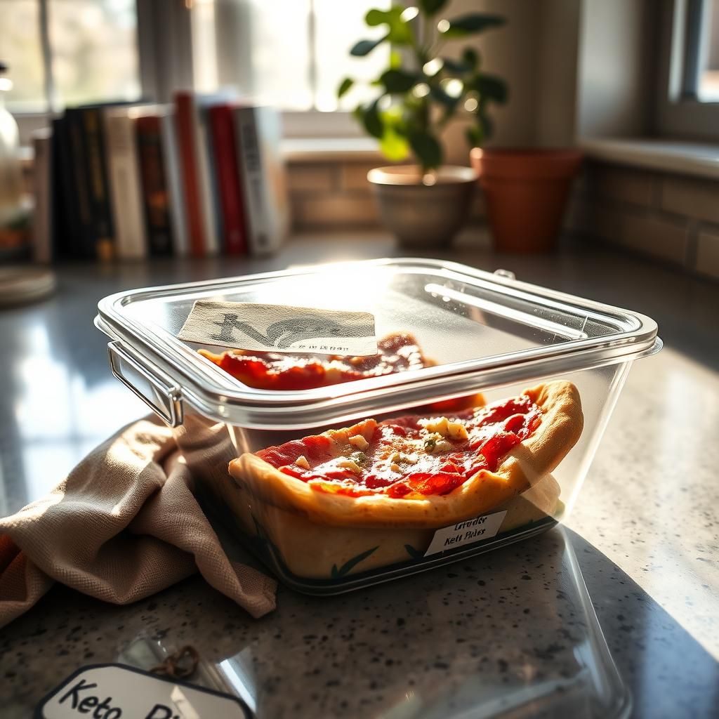 Storage of Leftover Keto Pizza