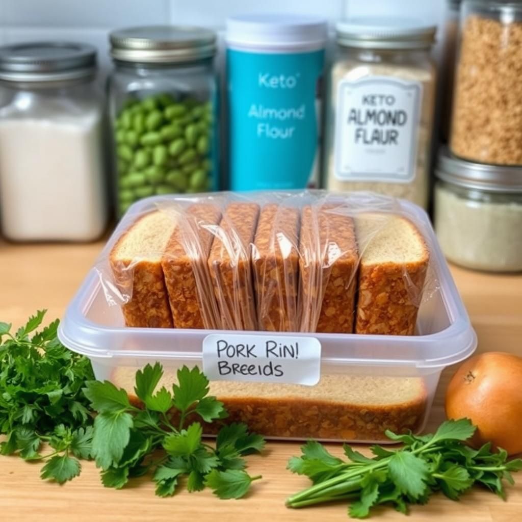 Storing and Freezing Pork Rind Bread