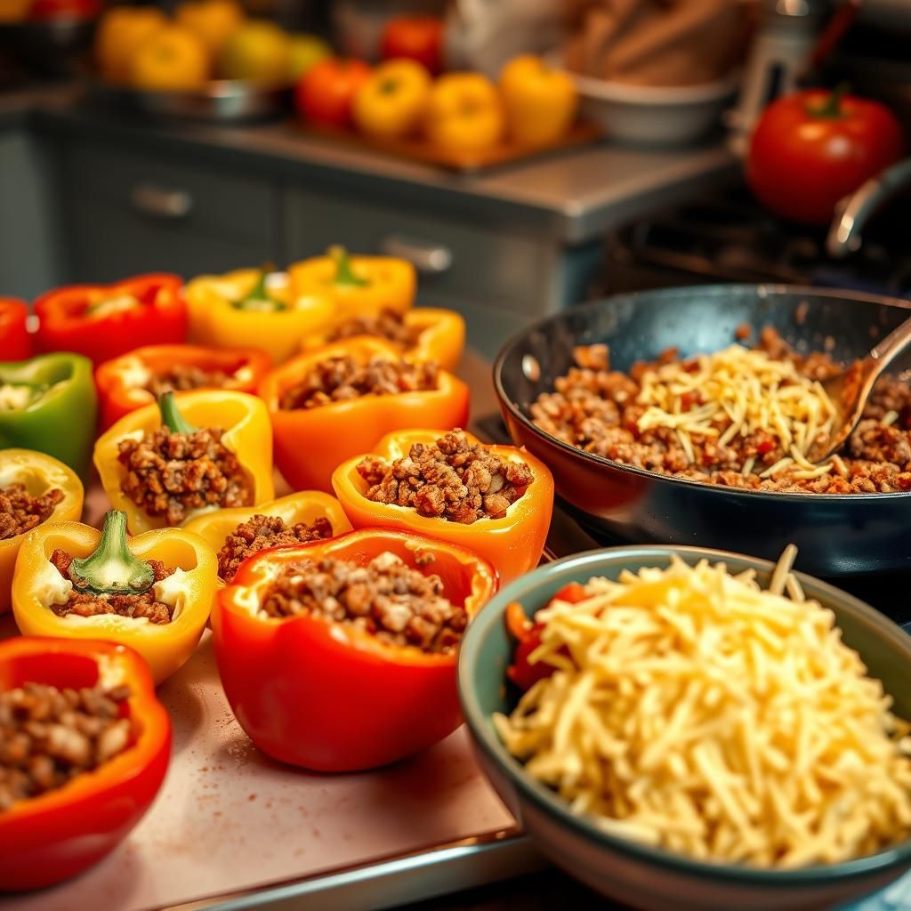 Stuffing Mexican Stuffed Peppers