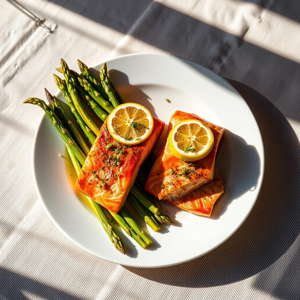 Succulent Keto Salmon with Roasted Asparagus