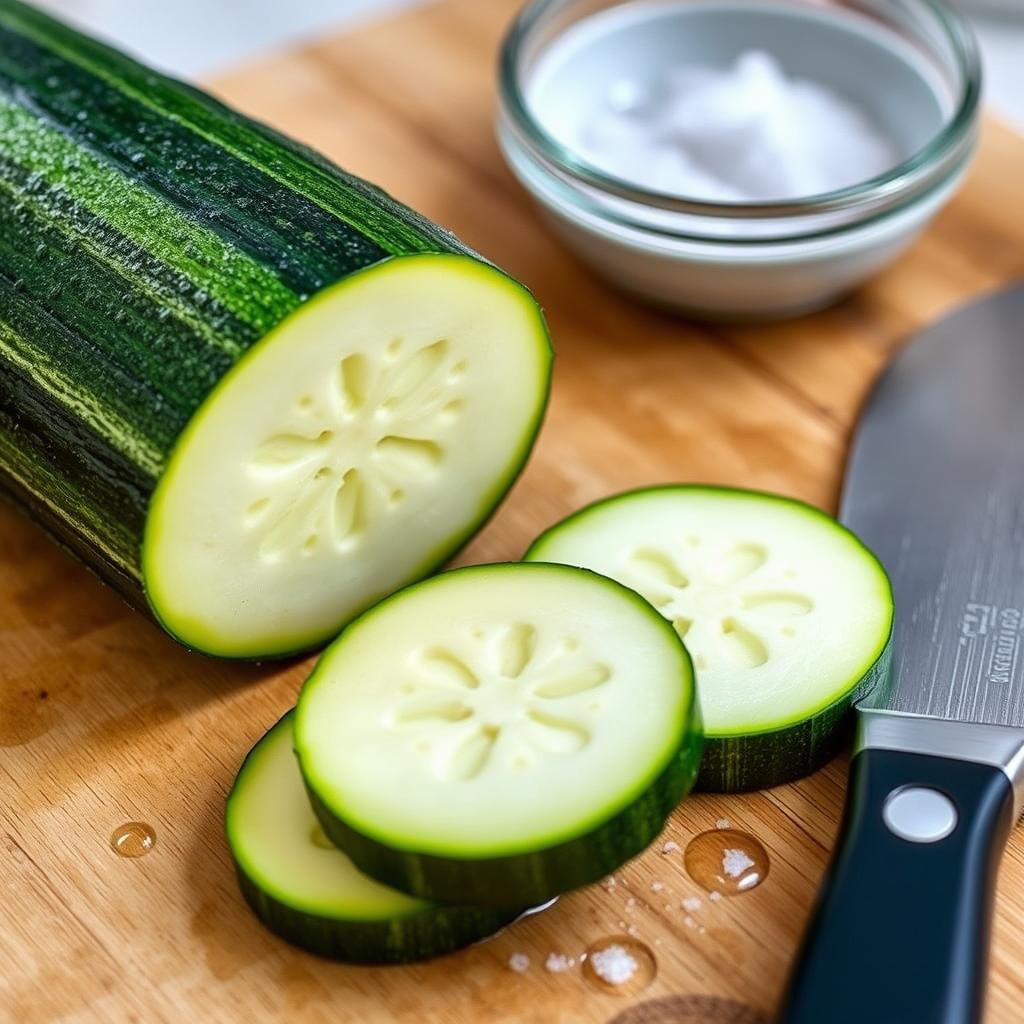 Texture of Zucchini