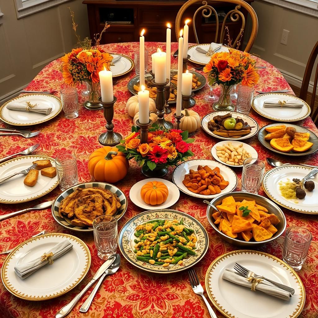 Thanksgiving Table Setting