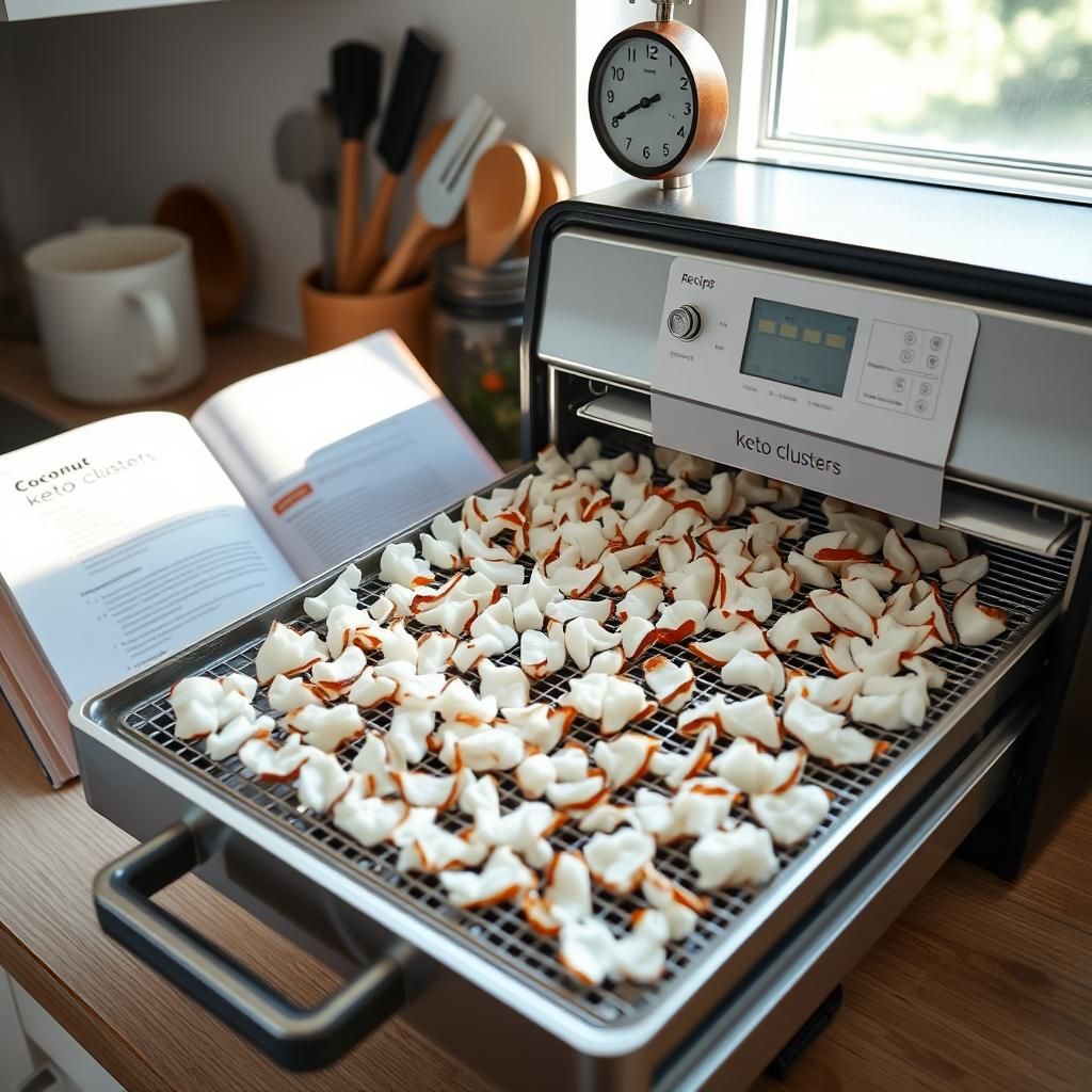 The Dehydrator Method: Creating Chewy Coconut Clusters