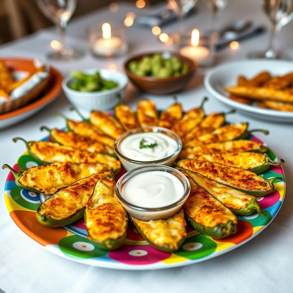 The Final Plate of Keto Jalapeño Poppers