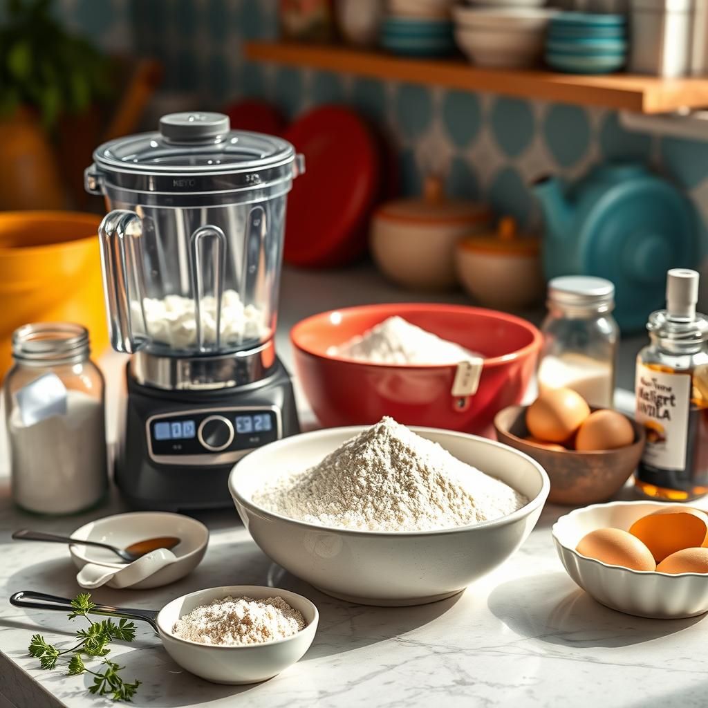 Ingredients for Keto Cottage Cheese Pancakes