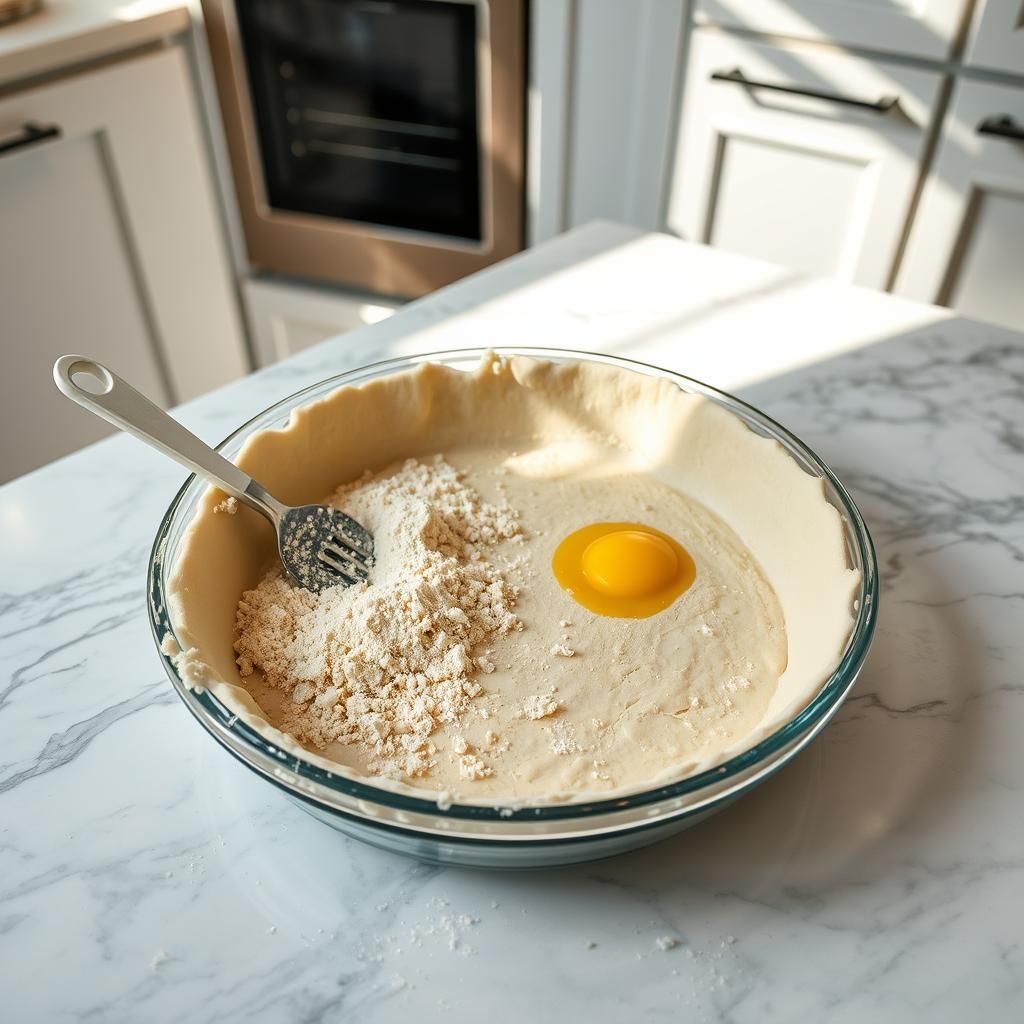 Prepare the Almond Flour Crust