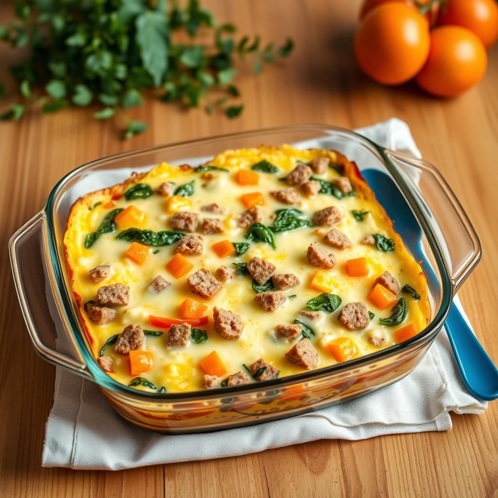 Vibrant Keto Breakfast Casserole
