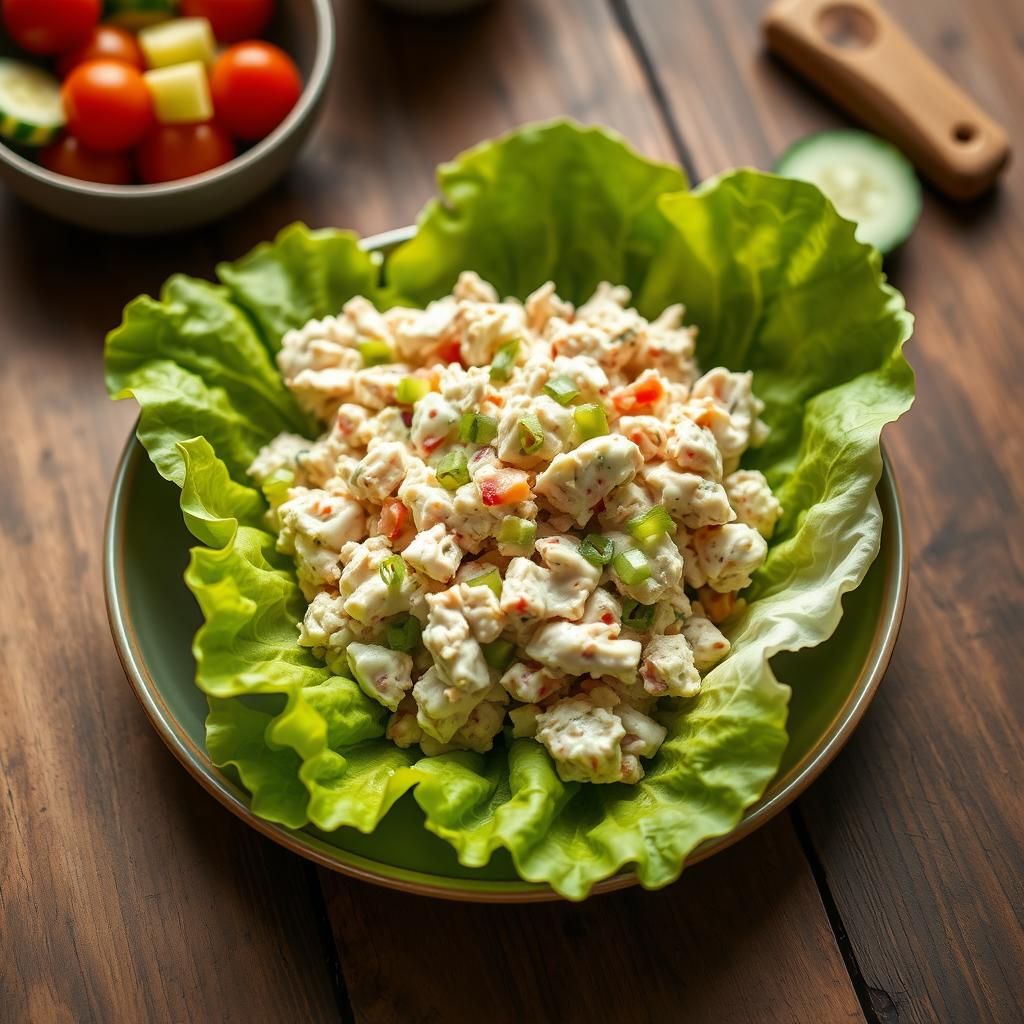 Tuna Salad Lettuce Wraps