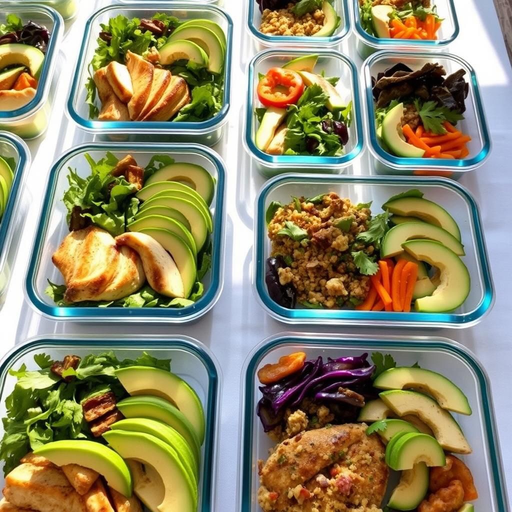 Vibrant Lunch Prep Boxes