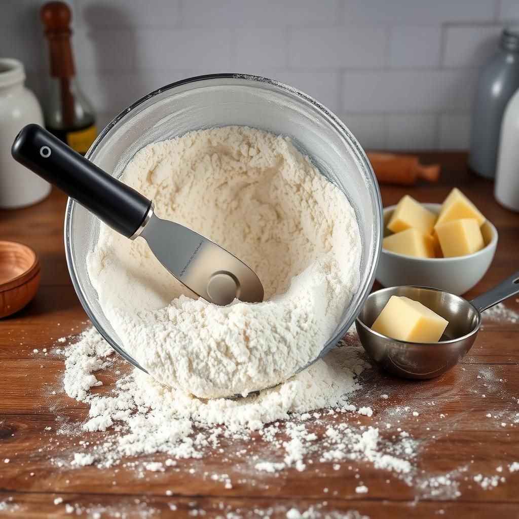 Warm Biscuit Dough Preparation