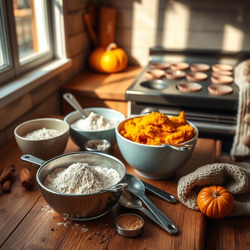 Warm Cozy Kitchen Scene