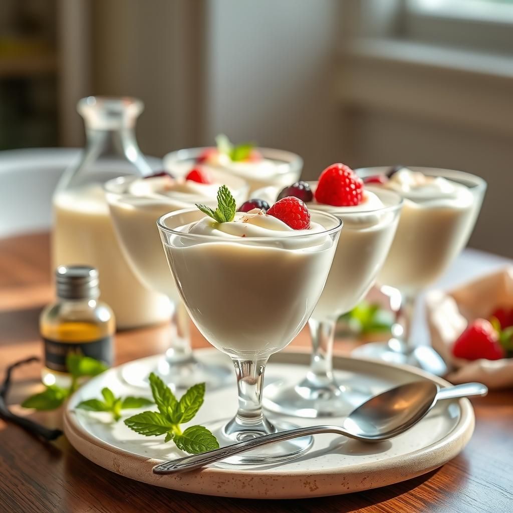 Whipped Vanilla Bean Mousse