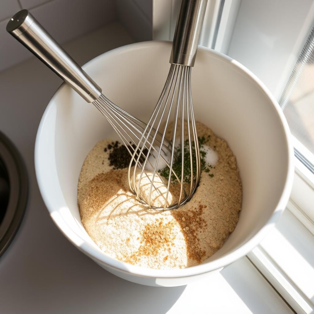 Whisking Dry Ingredients